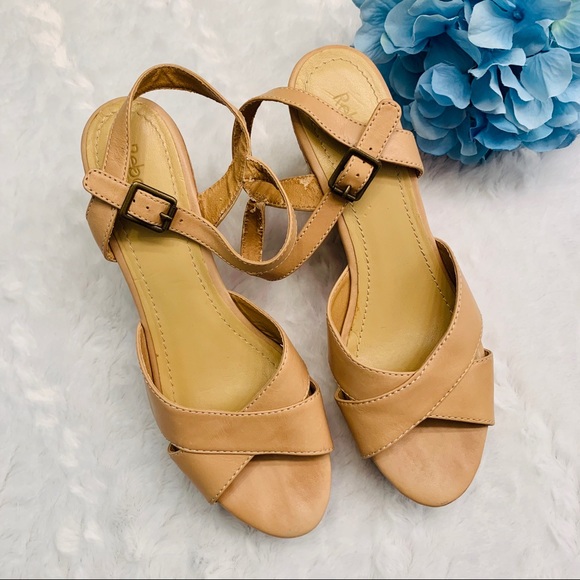 Reba Cork Wedge Sandals - Picture 2 of 7